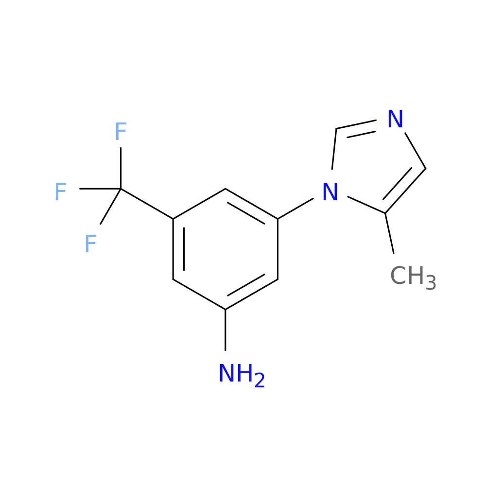 3-(5-Methyl-1H-imidazol-1-yl)-5-(trifluoromethyl)benzenamine