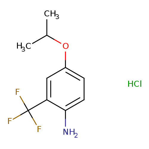 4-(propan-2-yloxy)-2-(trifluoromethyl)aniline hydrochloride