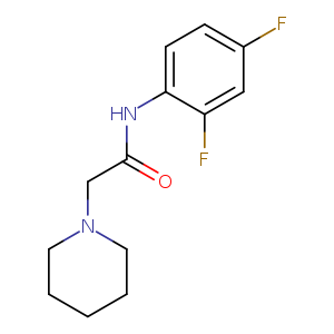 N-(2,4-difluorophenyl)-2-(piperidin-1-yl)acetamide