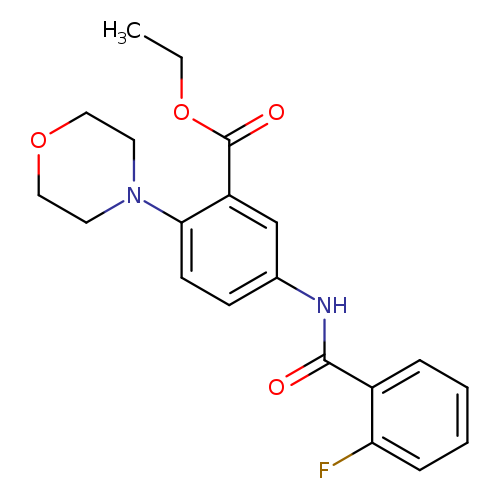 ethyl 5-[(2-fluorobenzoyl)amino]-2-(4-morpholinyl)benzoate