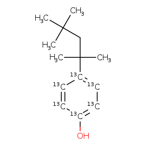 4-(1,1,3,3-Tetramethylbutyl)phenol-13C6, 4-tert-OP-13C6