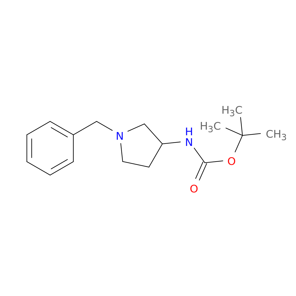 1-Benzyl-3-(tert-butoxycarbonylamino)pyrrolidine