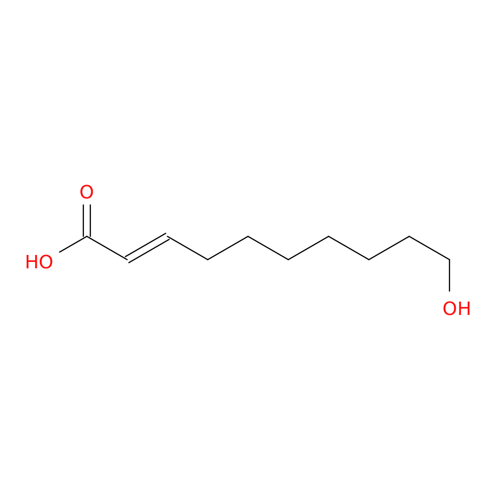 (E)-10-Hydroxydec-2-enoic acid