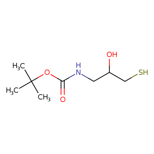 tert-butyl N-(2-hydroxy-3-sulfanylpropyl)carbamate
