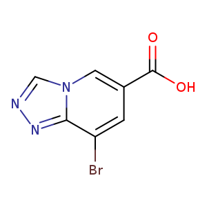 1,2,4-Triazolo[4,3-a]pyridine-6-carboxylic acid, 8-bromo-