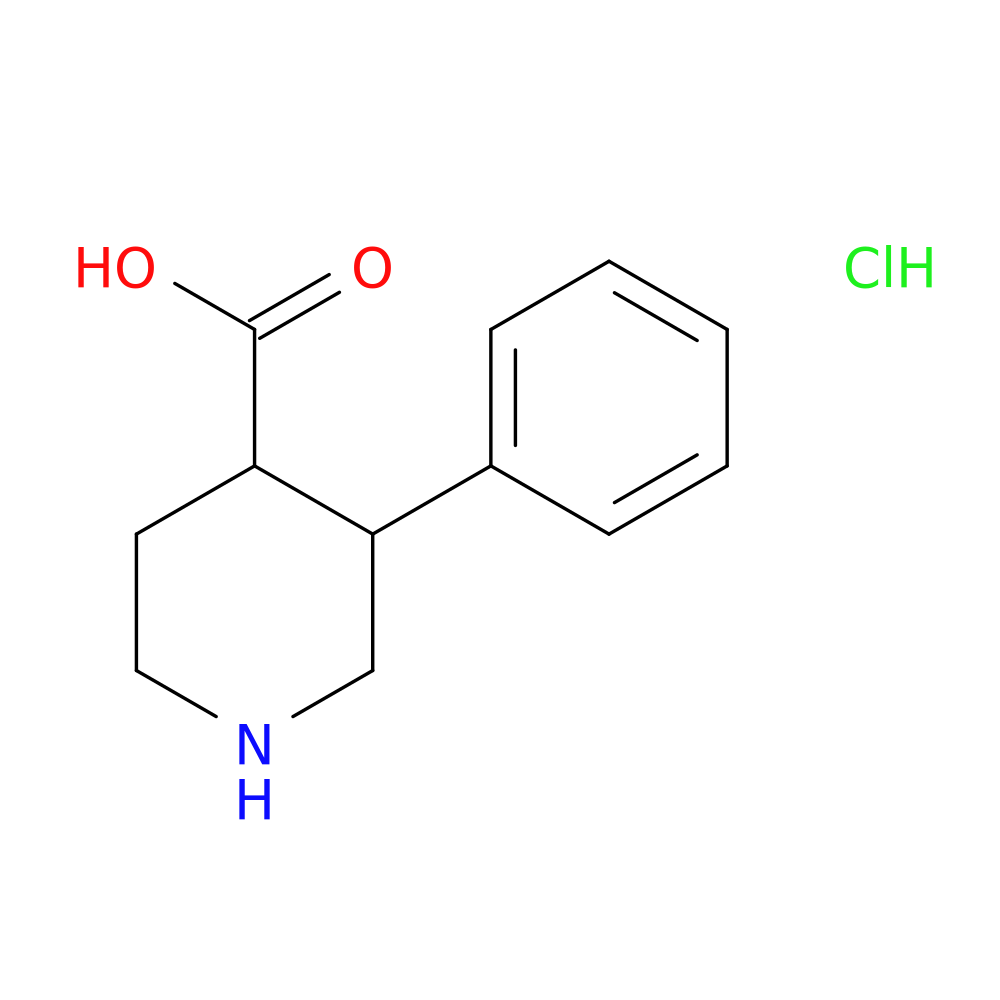 3-phenylpiperidine-4-carboxylic acid hydrochloride