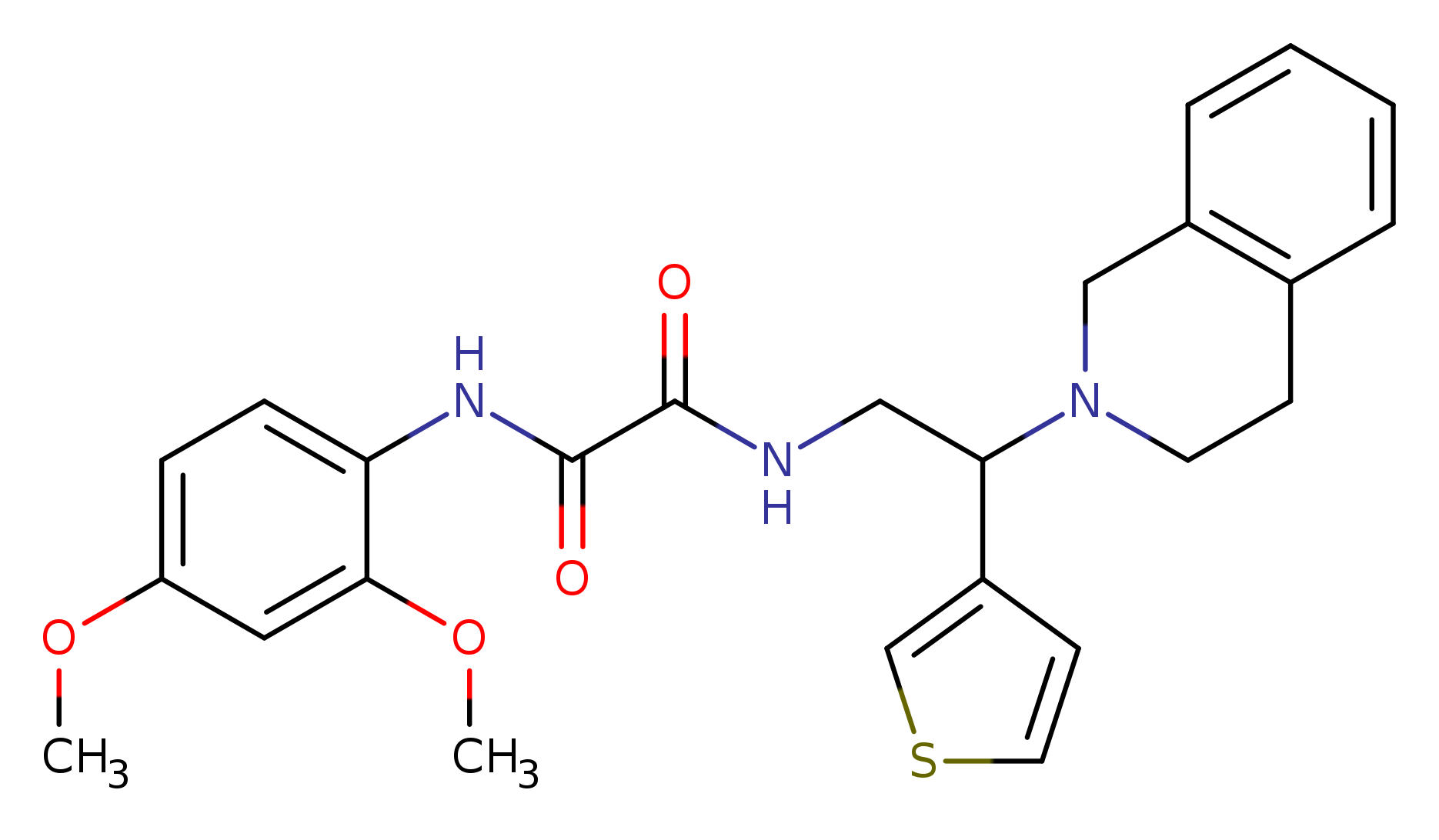 N'-(2,4-dimethoxyphenyl)-N-[2-(1,2,3,4-tetrahydroisoquinolin-2-yl)-2-(thiophen-3-yl)ethyl]ethanediamide