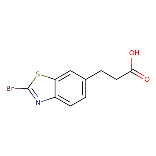3-(2-bromo-1,3-benzothiazol-6-yl)propanoic acid