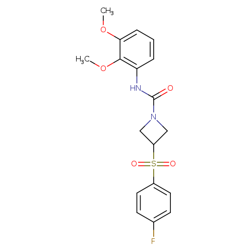 N-(2,3-dimethoxyphenyl)-3-(4-fluorobenzenesulfonyl)azetidine-1-carboxamide