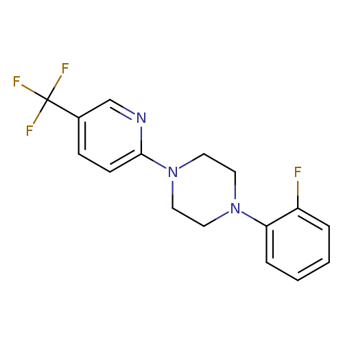 1-(2-fluorophenyl)-4-[5-(trifluoromethyl)pyridin-2-yl]piperazine