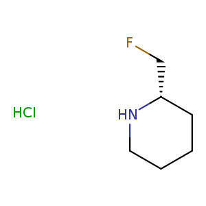 Piperidine, 2-(fluoromethyl)-, hydrochloride, (2S)-