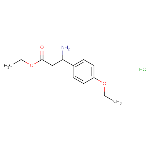Ethyl 3-amino-3-(4-ethoxyphenyl)propanoate hydrochloride