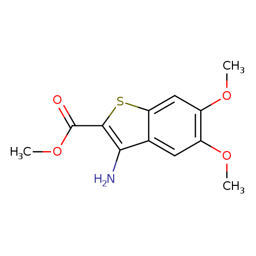 Benzo[b]thiophene-2-carboxylic acid, 3-amino-5,6-dimethoxy-, methyl ester