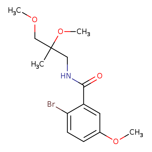 2-bromo-N-(2,3-dimethoxy-2-methylpropyl)-5-methoxybenzamide