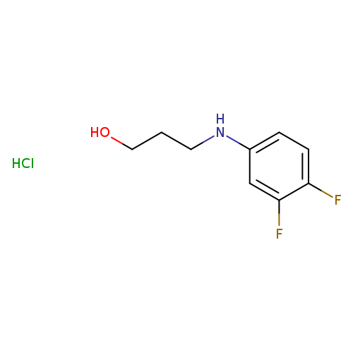 3-[(3,4-difluorophenyl)amino]propan-1-ol hydrochloride