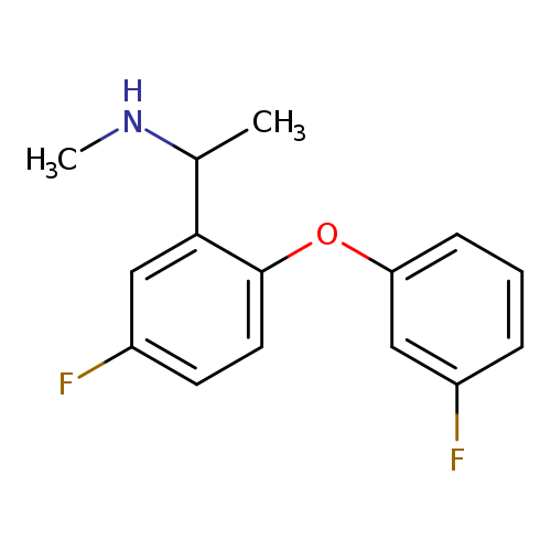{1-[5-fluoro-2-(3-fluorophenoxy)phenyl]ethyl}(methyl)amine