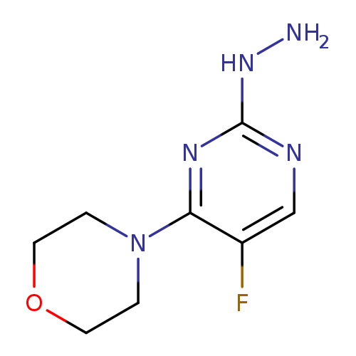 4-(5-Fluoro-2-hydrazinopyrimidin-4-yl)morpholine