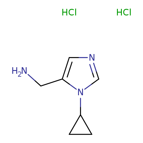 (1-Cyclopropyl-1H-imidazol-5-yl)methanamine dihydrochloride
