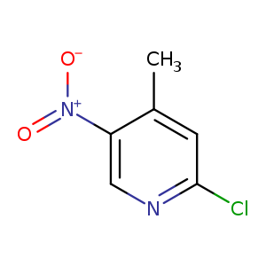 Pyridine, 2-chloro-4-methyl-5-nitro-