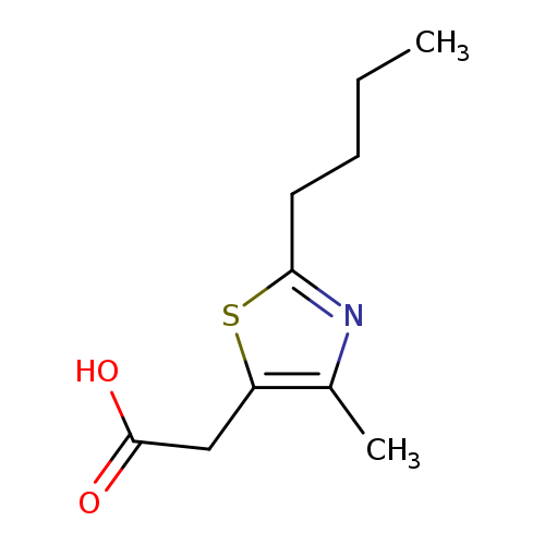 2-(2-butyl-4-methylthiazol-5-yl)acetic acid