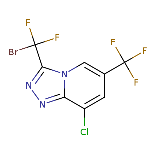 3-(bromodifluoromethyl)-8-chloro-6-(trifluoromethyl)-[1,2,4]triazolo[4,3-a]pyridine