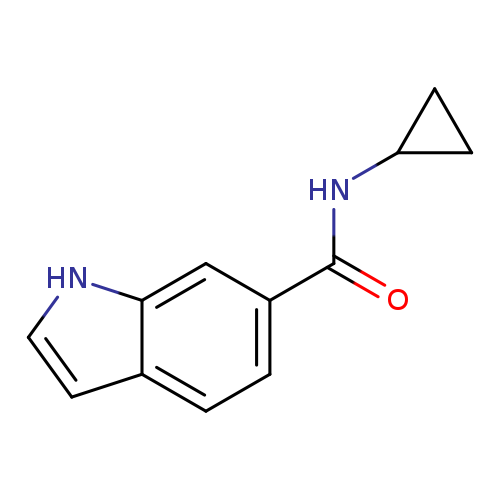 N-cyclopropyl-1H-indole-6-carboxamide