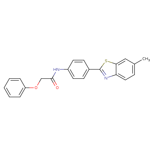 N-[4-(6-methyl-1,3-benzothiazol-2-yl)phenyl]-2-phenoxyacetamide