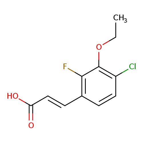 3-(4-Chloro-3-ethoxy-2-fluorophenyl)acrylic acid