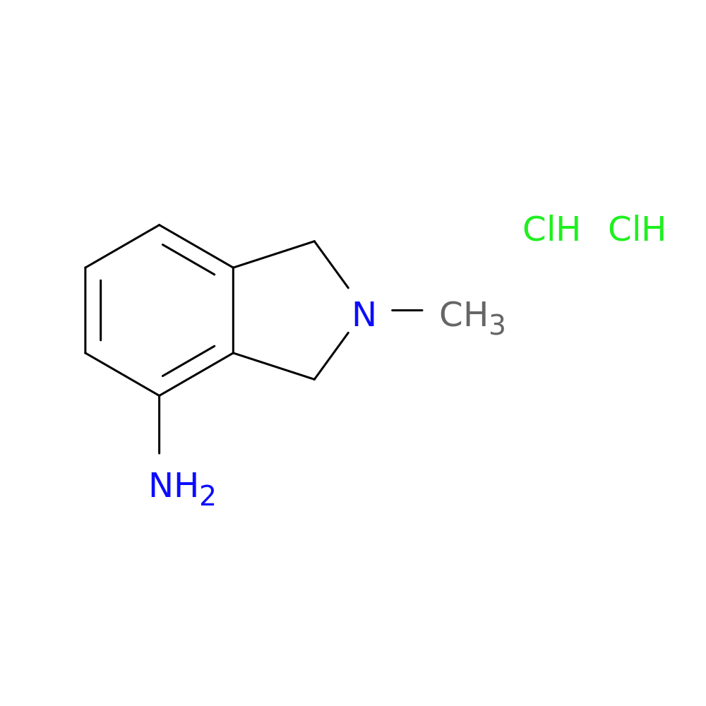 2-methyl-2,3-dihydro-1H-isoindol-4-amine dihydrochloride