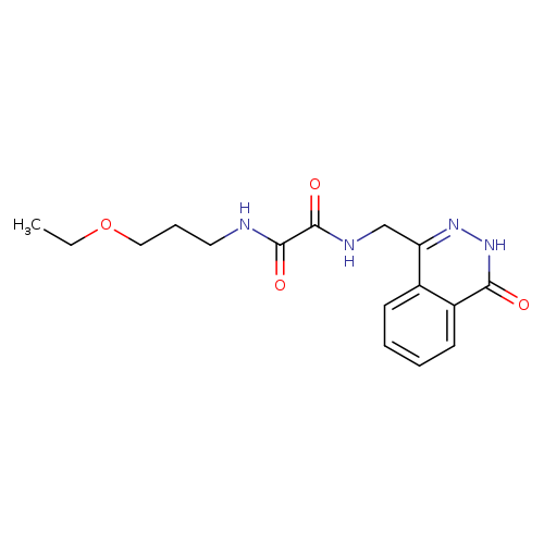 N-(3-ethoxypropyl)-N'-[(4-oxo-3,4-dihydrophthalazin-1-yl)methyl]ethanediamide
