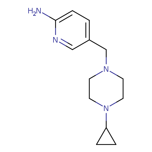 5-[(4-cyclopropylpiperazin-1-yl)methyl]pyridin-2-amine