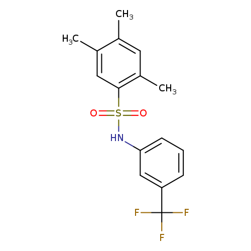 2,4,5-trimethyl-N-[3-(trifluoromethyl)phenyl]benzene-1-sulfonamide