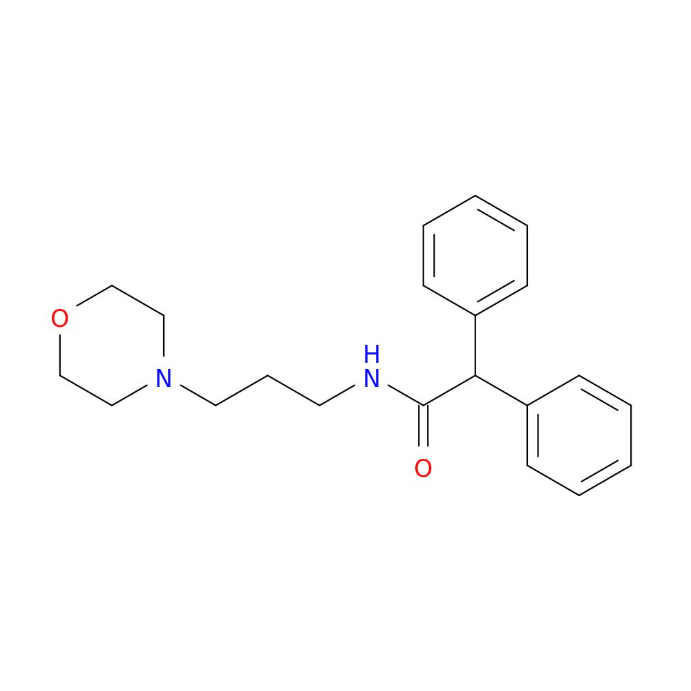 N-[3-(morpholin-4-yl)propyl]-2,2-diphenylacetamide
