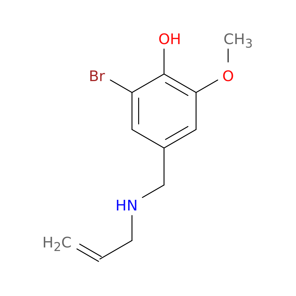 2-bromo-6-methoxy-4-{[(prop-2-en-1-yl)amino]methyl}phenol