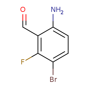 6-Amino-3-bromo-2-fluorobenzaldehyde