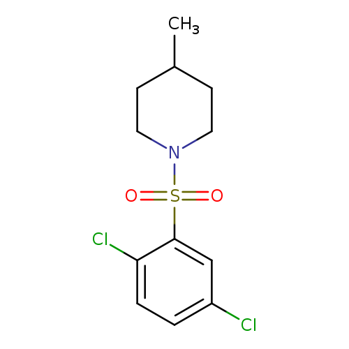 1-[(2,5-dichlorophenyl)sulfonyl]-4-methylpiperidine