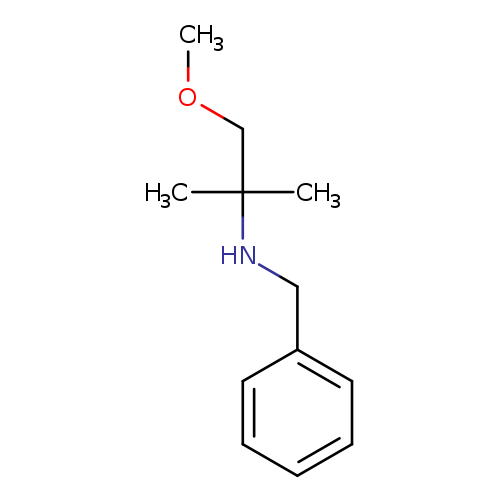 benzyl(1-methoxy-2-methylpropan-2-yl)amine