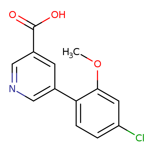 5-(4-Chloro-2-methoxyphenyl)nicotinic acid