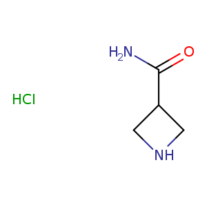 3-Azetidinecarboxamide, hydrochloride (1:1)