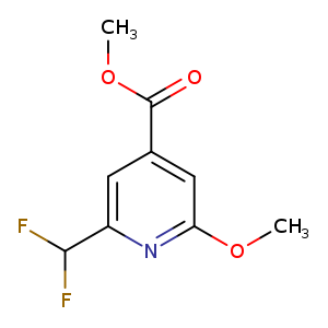 4-Pyridinecarboxylic acid, 2-(difluoromethyl)-6-methoxy-, methyl ester