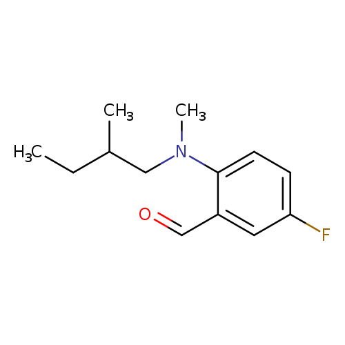 5-fluoro-2-[methyl(2-methylbutyl)amino]benzaldehyde