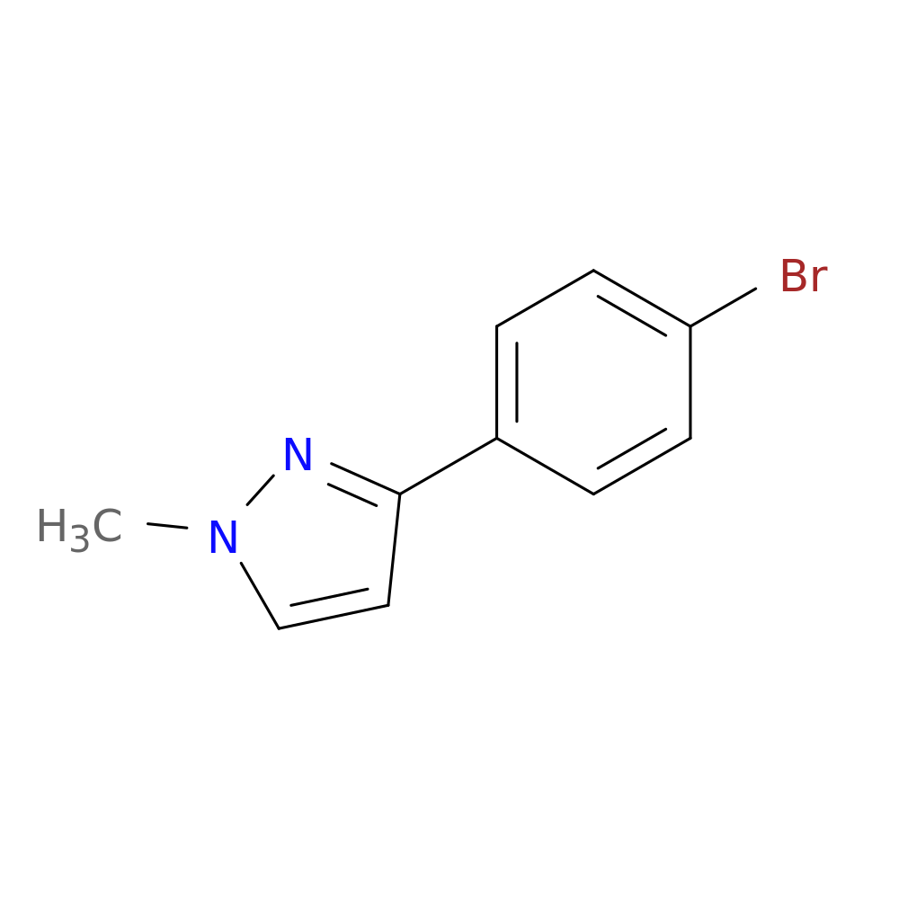 3-(4-Bromophenyl)-1-methyl-1H-pyrazole
