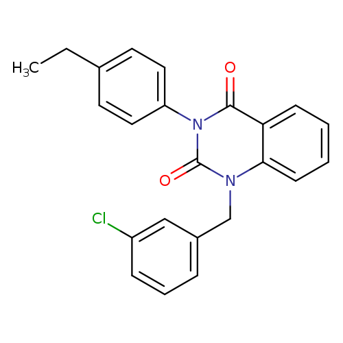 1-[(3-chlorophenyl)methyl]-3-(4-ethylphenyl)-1,2,3,4-tetrahydroquinazoline-2,4-dione