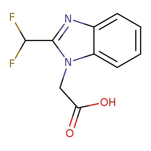 2-[2-(difluoromethyl)-1H-1,3-benzodiazol-1-yl]acetic acid