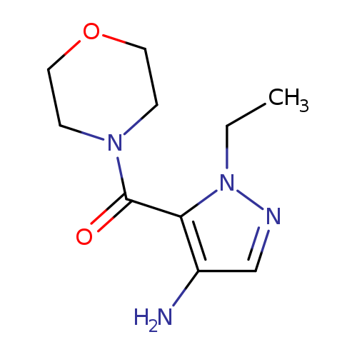 1-ethyl-5-(morpholin-4-ylcarbonyl)-1H-pyrazol-4-amine