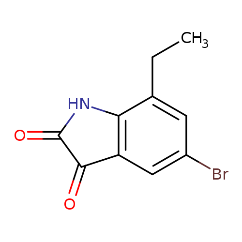 5-Bromo-7-ethylindoline-2,3-dione