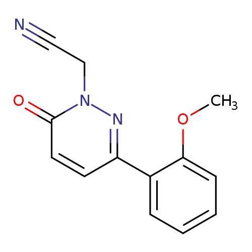 2-[3-(2-methoxyphenyl)-6-oxo-1,6-dihydropyridazin-1-yl]acetonitrile