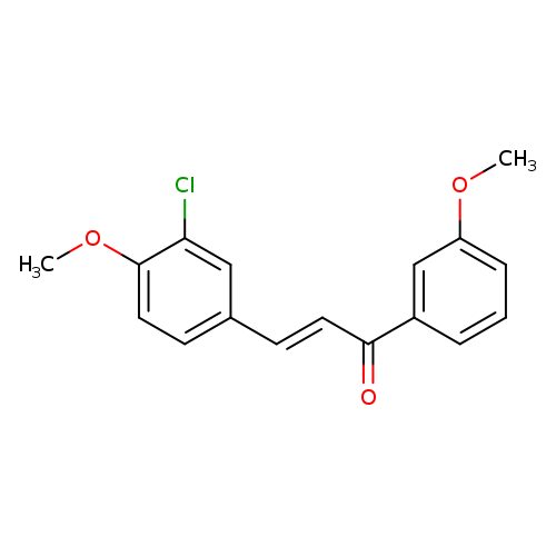 (2E)-3-(3-chloro-4-methoxyphenyl)-1-(3-methoxyphenyl)prop-2-en-1-one