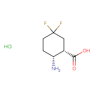 cis-2-amino-5,5-difluoro-cyclohexanecarboxylic acid;hydrochloride