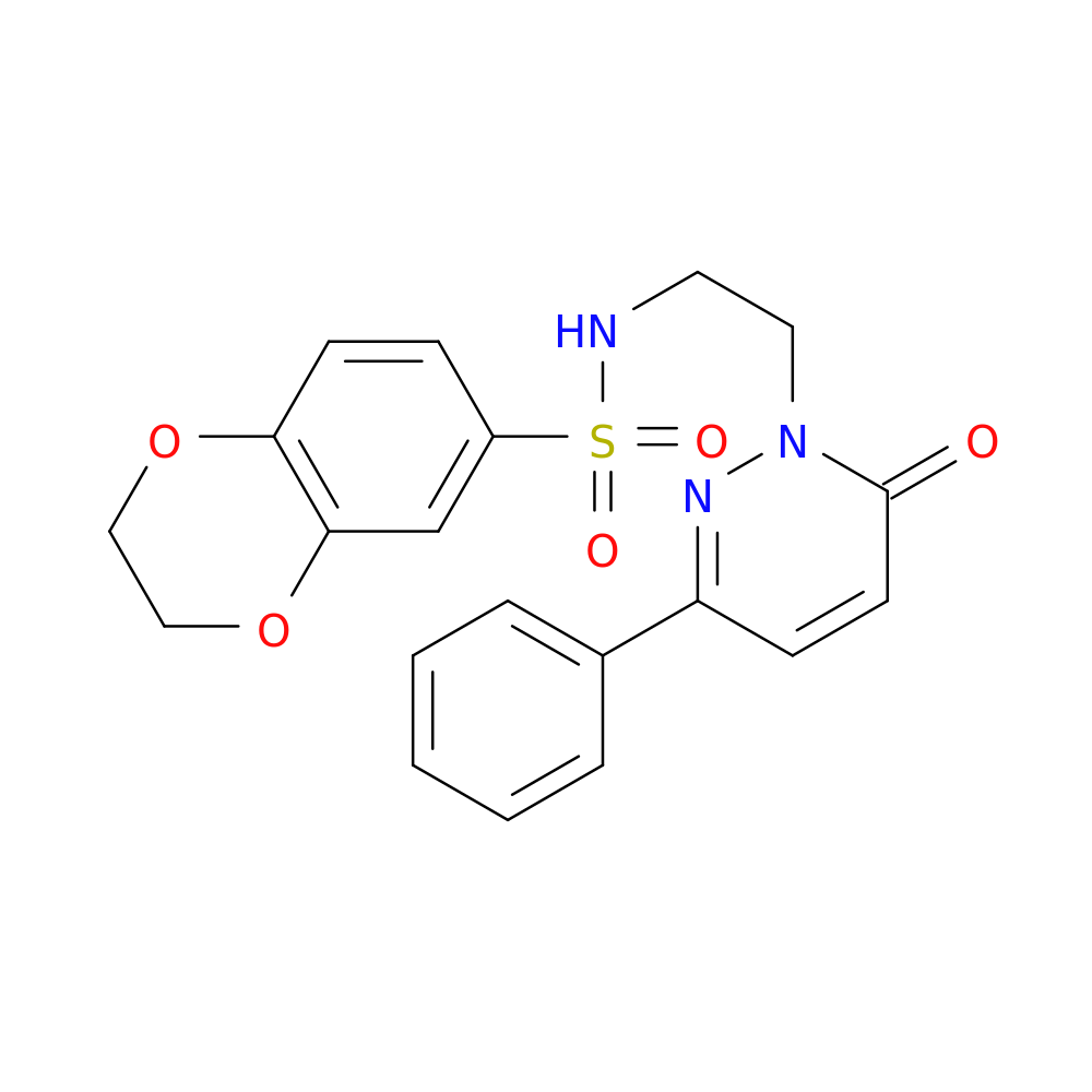 N-[2-(6-oxo-3-phenyl-1,6-dihydropyridazin-1-yl)ethyl]-2,3-dihydro-1,4-benzodioxine-6-sulfonamide